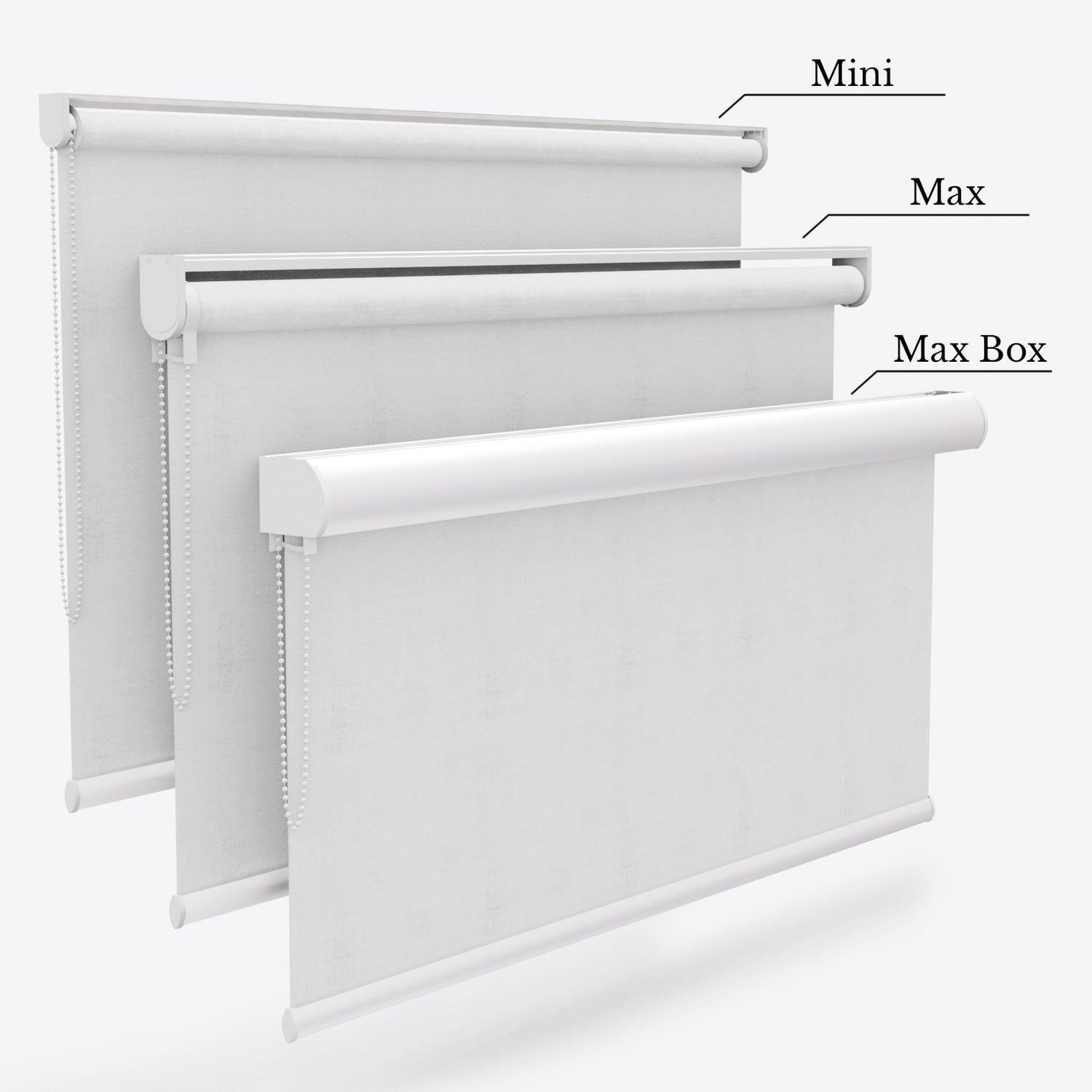 Руло Щори Blackout Glamour White Onyx