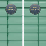 Хоризонтални Алуминиеви Щори 25мм Brushed Green Blue