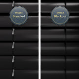 Хоризонтални Алуминиеви Щори 25мм Gloss Jet Black