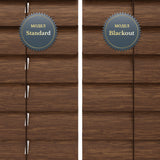 Хоризонтални Алуминиеви Щори 25мм Woodgrain Walnut