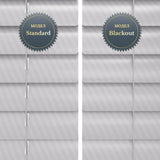 Хоризонтални Алуминиеви Щори 25мм Zebra Silver