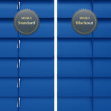 Хоризонтални Алуминиеви Щори 25мм Matte Snorkel Blue