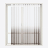 Вертикални Ден и Нощ Перде Щори Monaco Print 33см White & Steel Grey Print