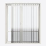 Вертикални Ден и Нощ Перде Щори Monaco Print 33см White & Mocha Black Print