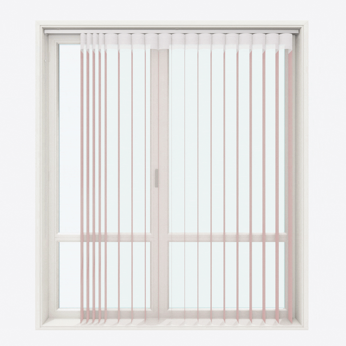 Вертикални Ден и Нощ Перде Щори Monaco 33см Powder Rose