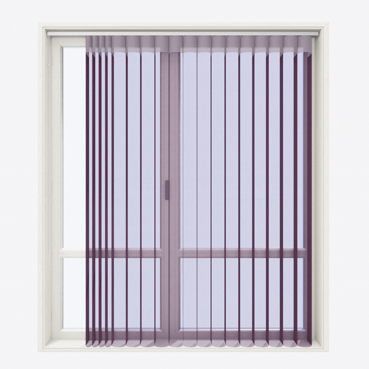 Вертикални Ден и Нощ Перде Щори Monaco 33см Grape Wine