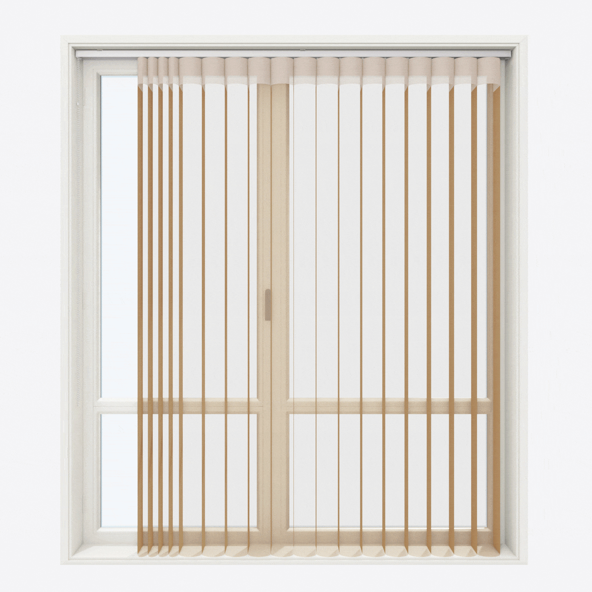 Вертикални Ден и Нощ Перде Щори Monaco 33см Green Brown