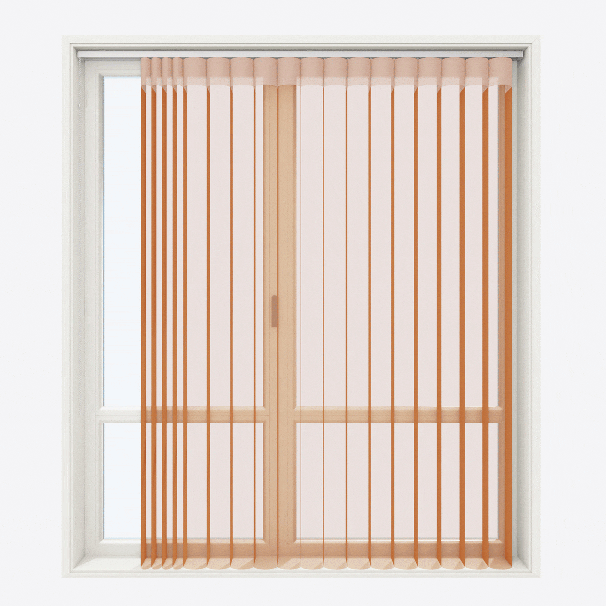 Вертикални Ден и Нощ Перде Щори Monaco 33см Honey Ginger