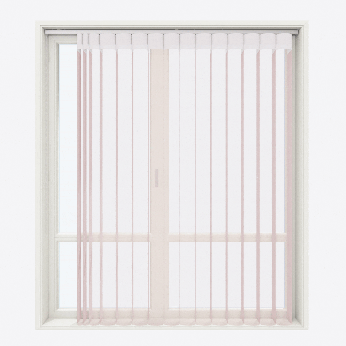 Вертикални Ден и Нощ Перде Щори Nadin 40см Pale Mauve