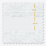 Allure Gloss White Day & Night Blinds - Zen Shades