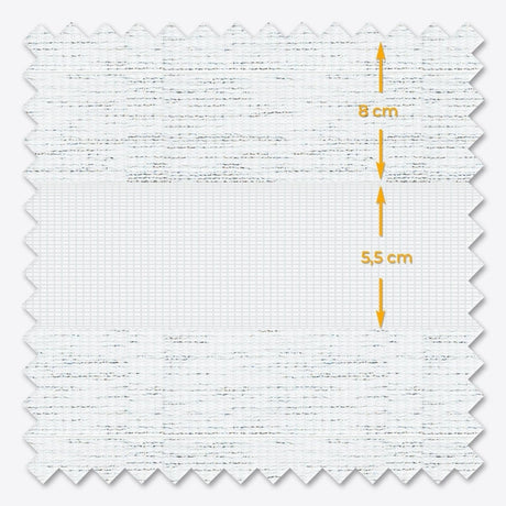Allure Gloss White Day & Night Blinds - Zen Shades