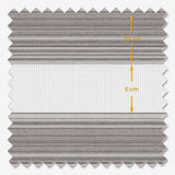 Allure Lava Smoke Day & Night Blinds - Zen Shades