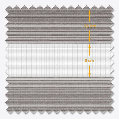 Allure Lava Smoke Day & Night Blinds - Zen Shades