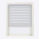 Allure Mirage Grey Day & Night Blinds - Zen Shades