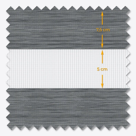 Allure Steeple Gray Day & Night Blinds - Zen Shades