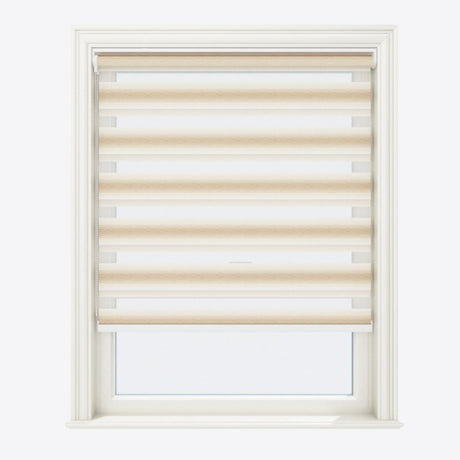 Allure Warm Sand Day & Night Blinds - Zen Shades