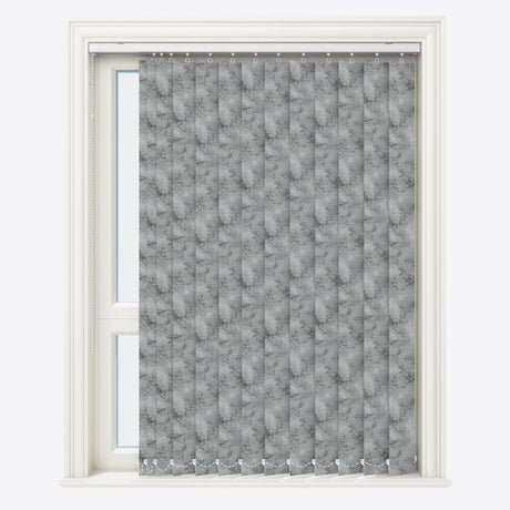 Batista Ash Grey Vertical Blinds - Zen Shades