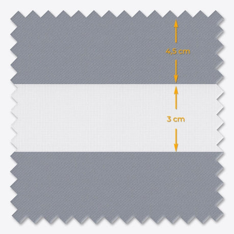 Blackout Delicacy Folkstone Gray Day & Night Blinds - Zen Shades
