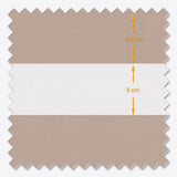 Blackout Delicacy Taupe Grey Day & Night Blinds - Zen Shades