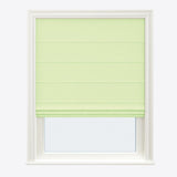 Bliss Lime Cream Roman Blinds - Zen Shades