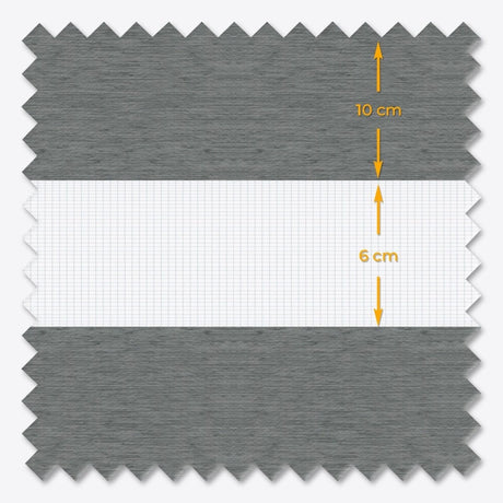 Charcoal Gray Blackout Day & Night Blinds - Zen Shades