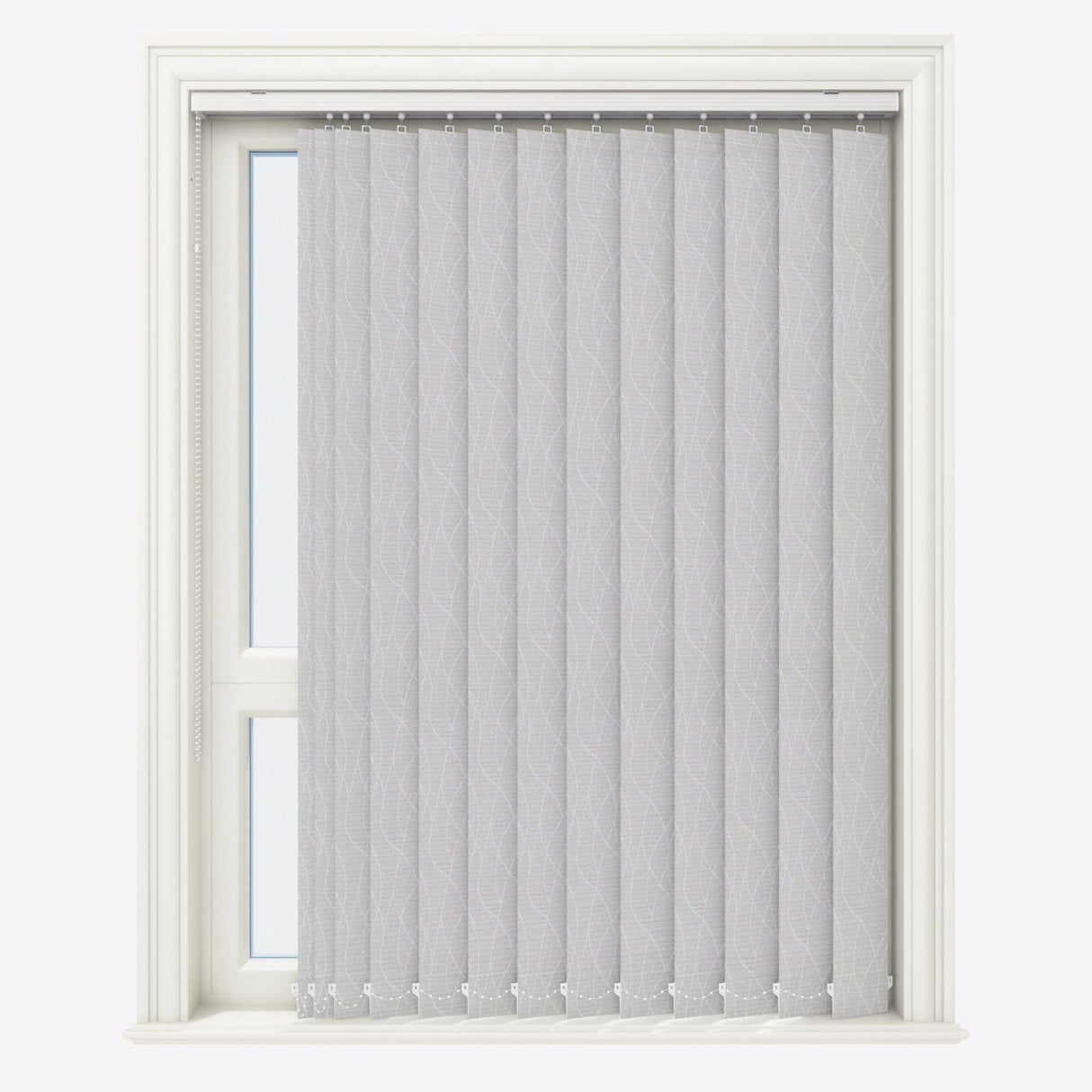 Designo Limestone Vertical Blinds Replacement Slats - Zen Shades