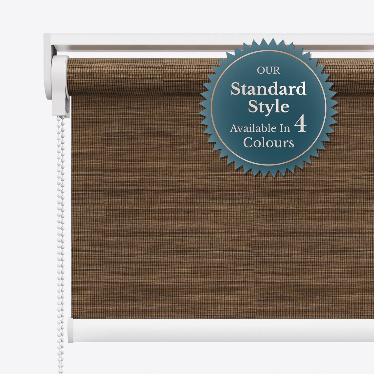 Hampton Pale Brown Roller Blinds - Zen Shades