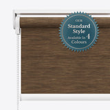 Hampton Pale Brown Roller Blinds - Zen Shades