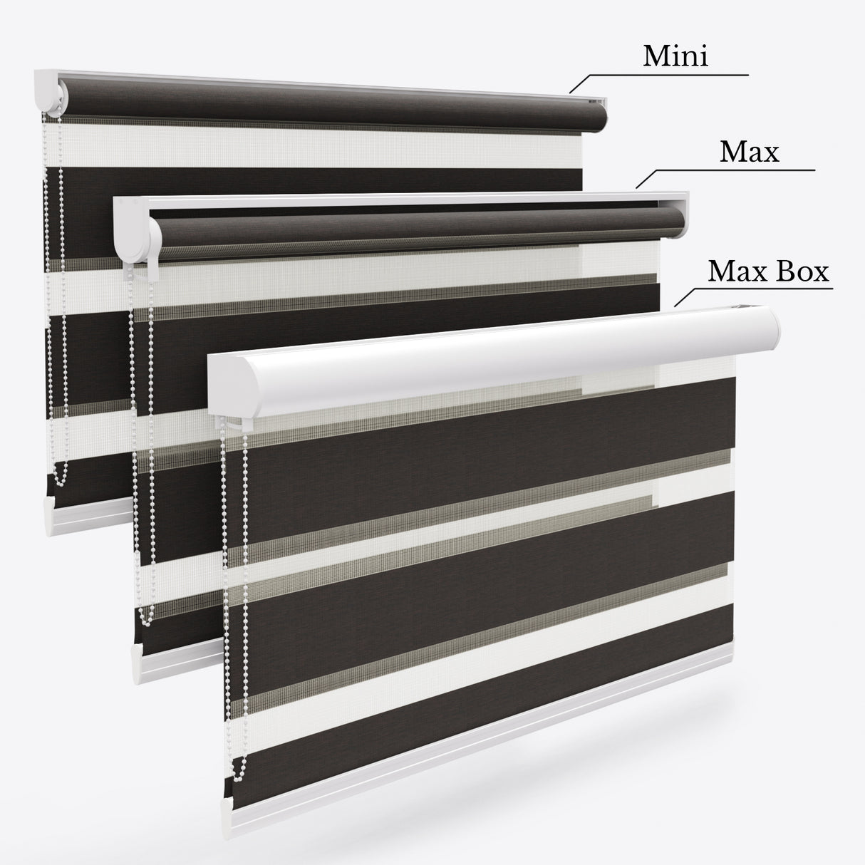 Импресия Ден и Нощ Щори Blackout Mahogany