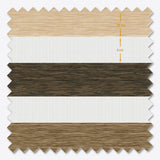 Импресия Ден и Нощ Щори Wood TriTone Timber Cream