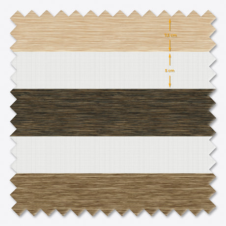 Импресия Ден и Нощ Щори Wood TriTone Timber Cream