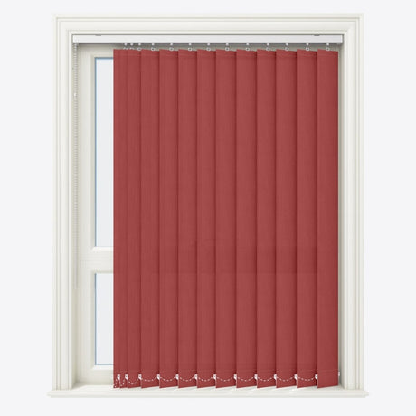 Pacific Spicy Red Vertical Blinds - Zen Shades