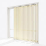 Pencil Stripe Anise Flower Vertical Blinds - Zen Shades