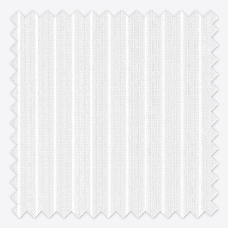 Pencil Stripe Brilliant White Vertical Blinds Replacement Slats - Zen Shades