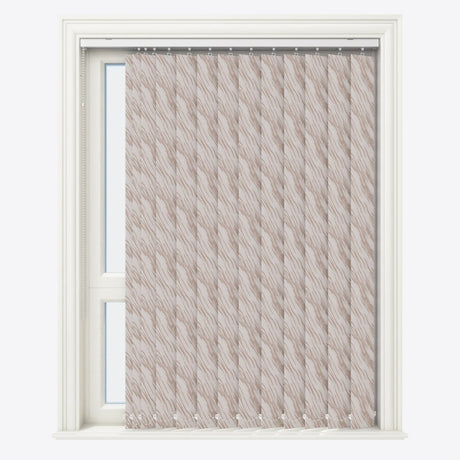 Ray Oxford Tan Vertical Blinds - Zen Shades