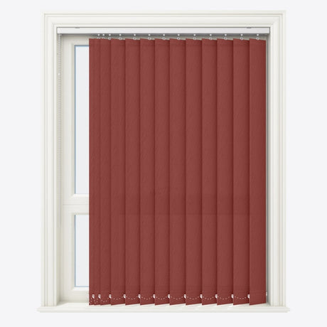 Solo Burnt Henna Vertical Blinds - Zen Shades