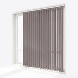 Somerton Steel Grey Vertical Blinds Replacement Slats - Zen Shades