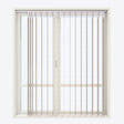 Spotted Silk Grey Day & Night Vertical Sheer 40cm - Zen Shades