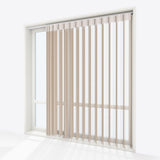 Stripe Gilded Beige Day & Night Vertical Sheer 40cm - Zen Shades
