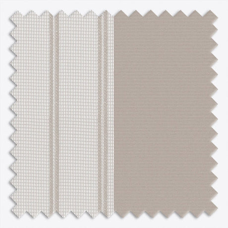 Stripe Oak Brown Day & Night Vertical Sheer 40cm - Zen Shades