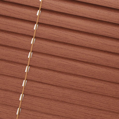 Woodgrain Redwood Venetian Blinds - Zen Shades